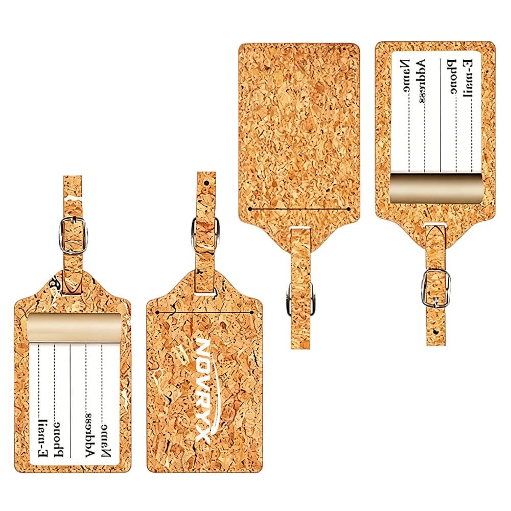 Natural Cork Travel Luggage Tag