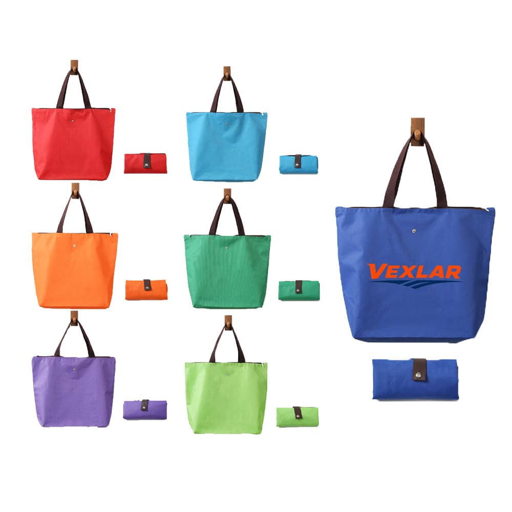Foldable Zipper Oxford Tote Bag