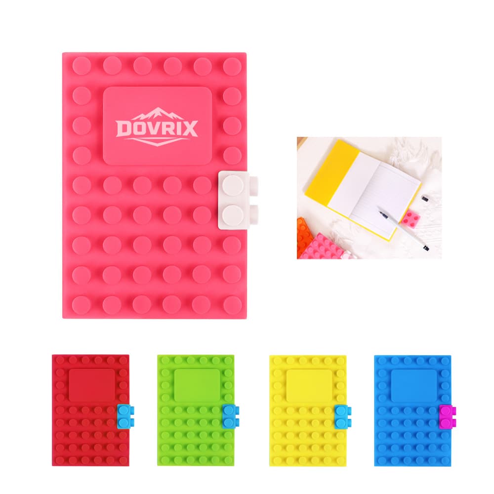 Silicone Notebook w/ Building Block Cover