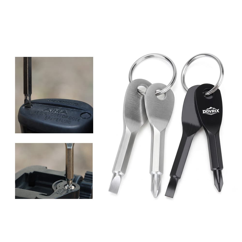 Compact Multitool Keychain Screwdriver
