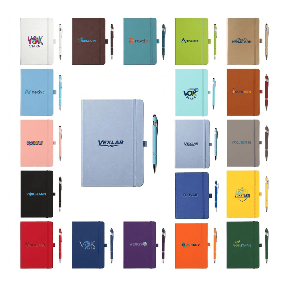 Compact Journal & Stylus Pen Set