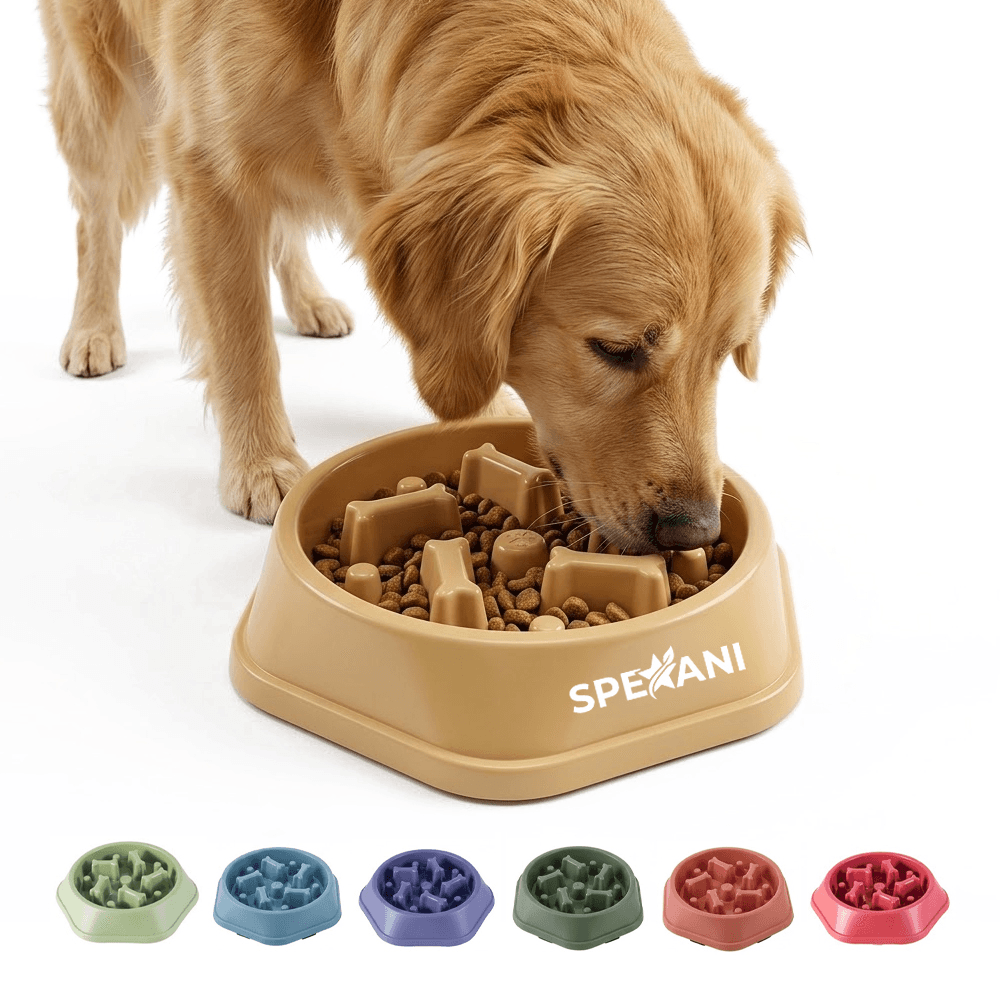 Slow Feeder Anti Gulp Dog Bowl