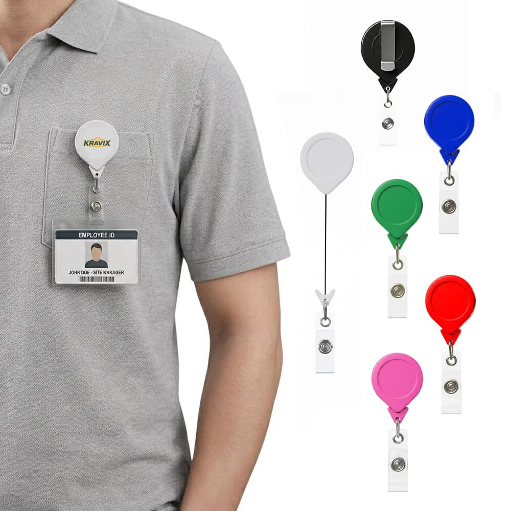 Retractable Round Badge Reel