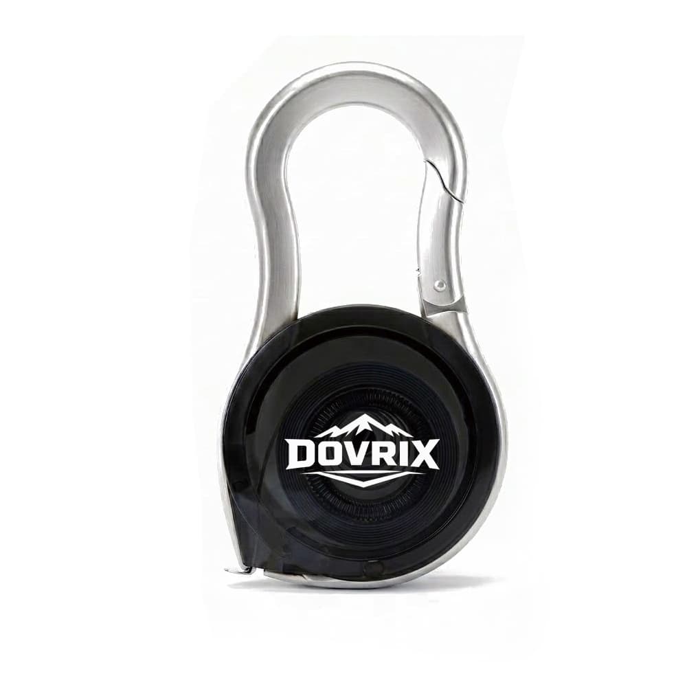 Retractable Tape Measure Carabiner Keychain gallery 3