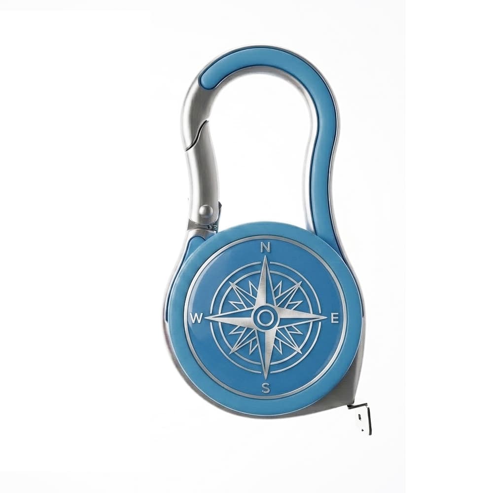 Retractable Tape Measure Carabiner Keychain gallery 1