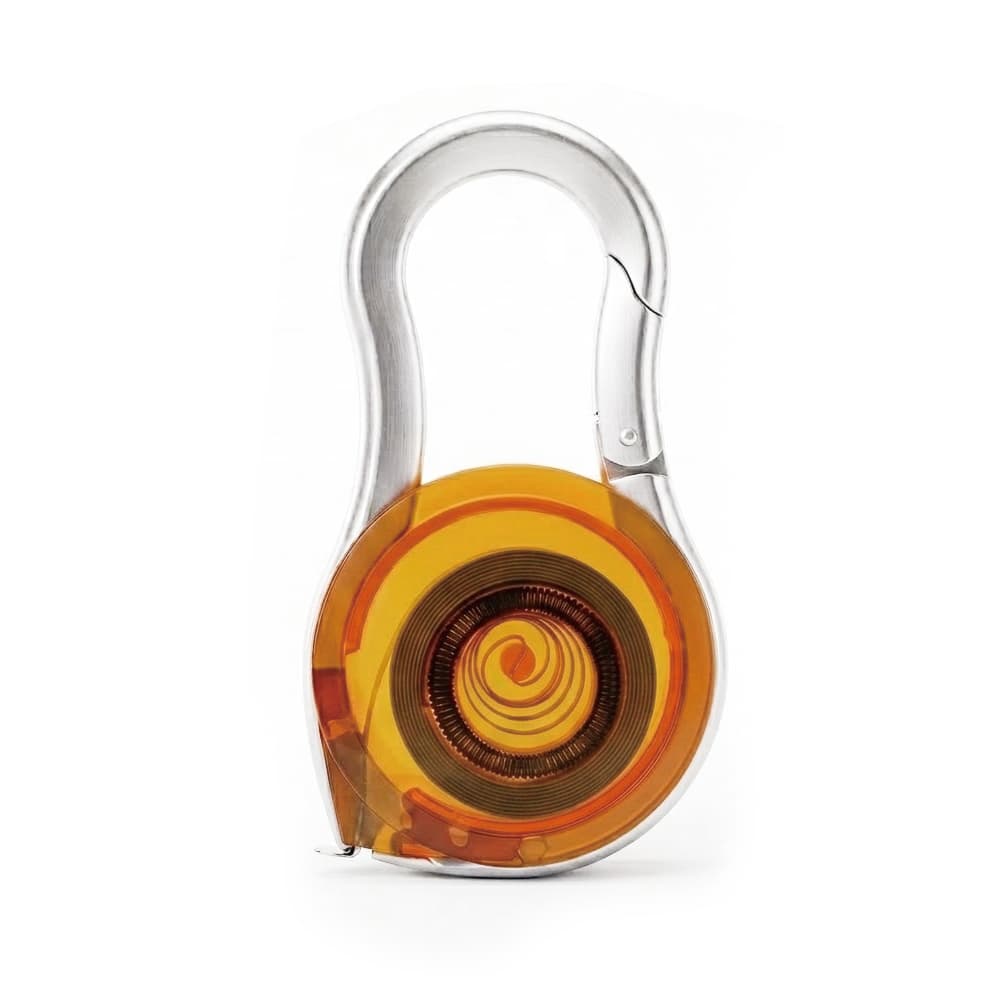 Retractable Tape Measure Carabiner Keychain gallery 6